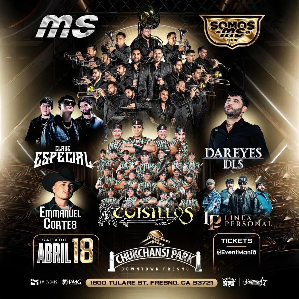 Banda MS, Clave Especial, Cuisillos y mas - Fresno, CA