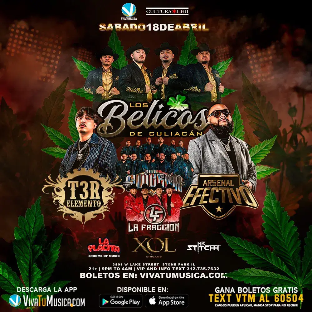 Los Belicos & Arsenal Efectivo & T3R Elemento @ XOL