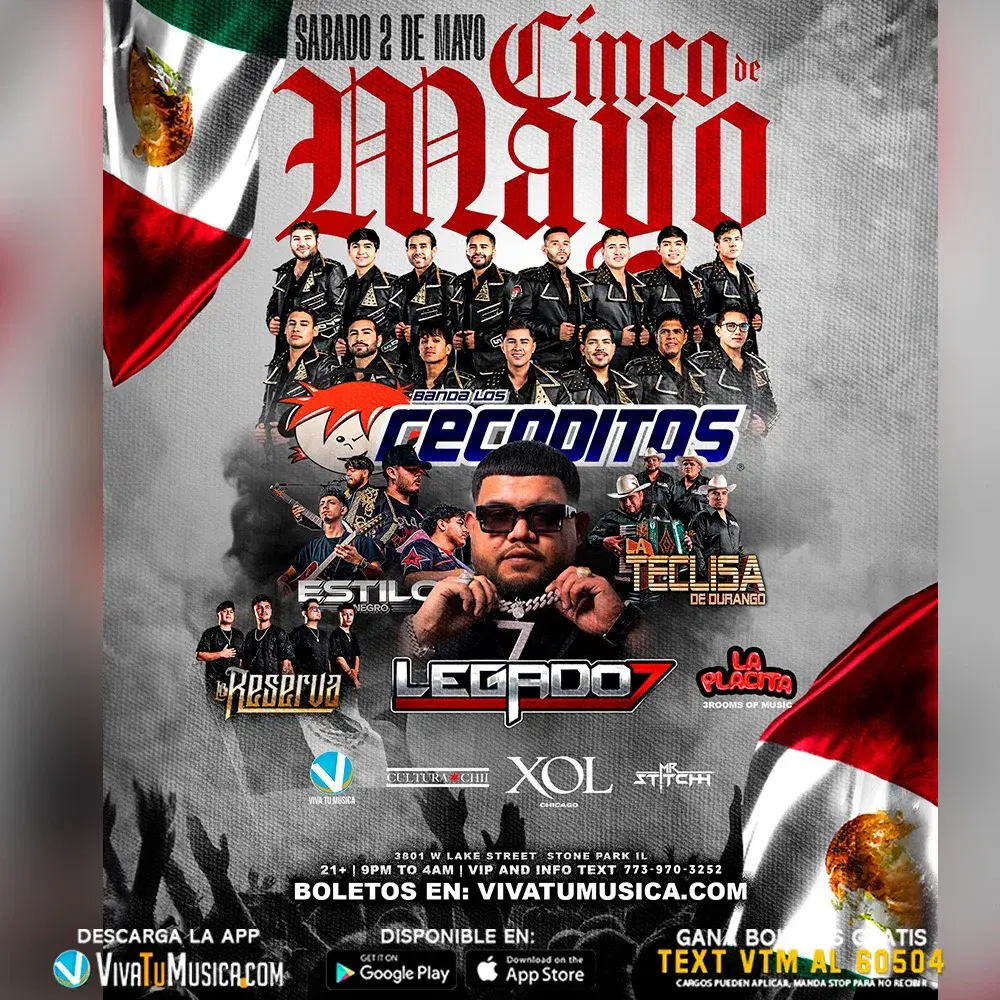 Banda Los Recoditos & Legado 7 @ XOL - Stone Park, IL