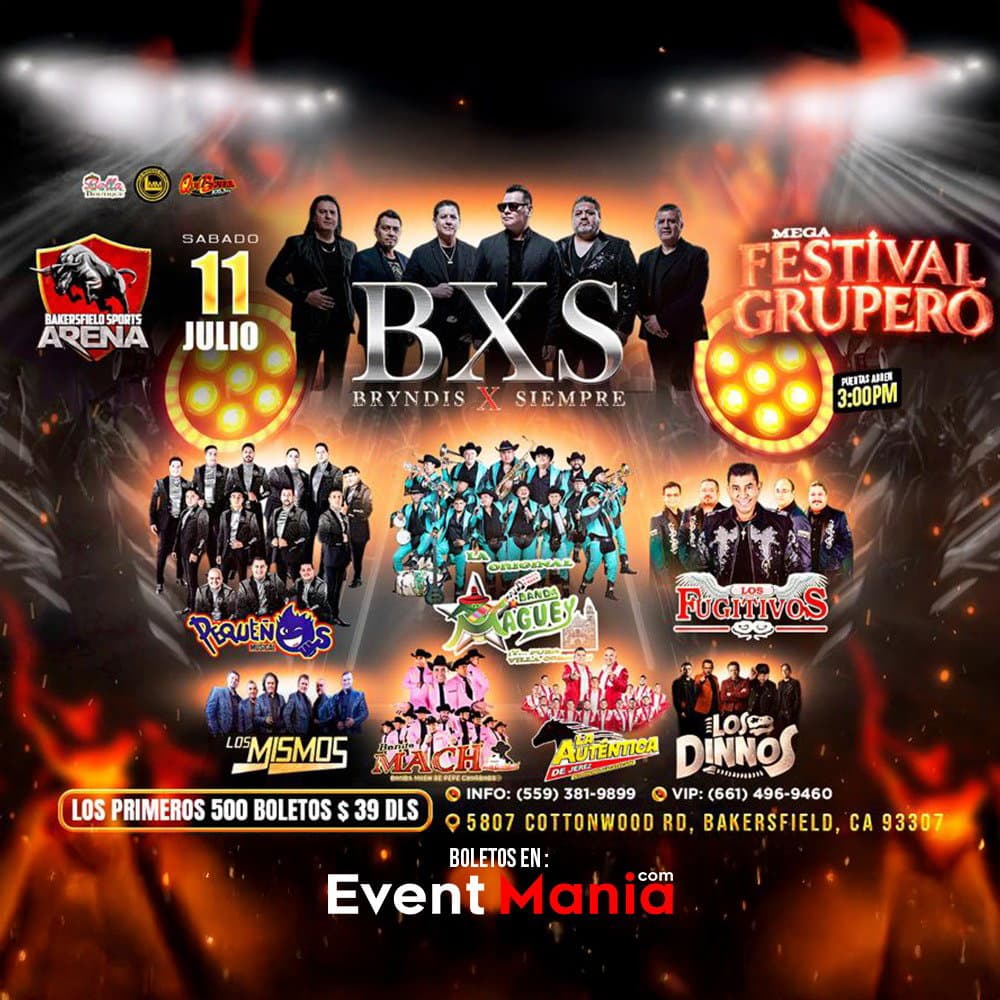 Mega Festival Grupero con BXS y mas